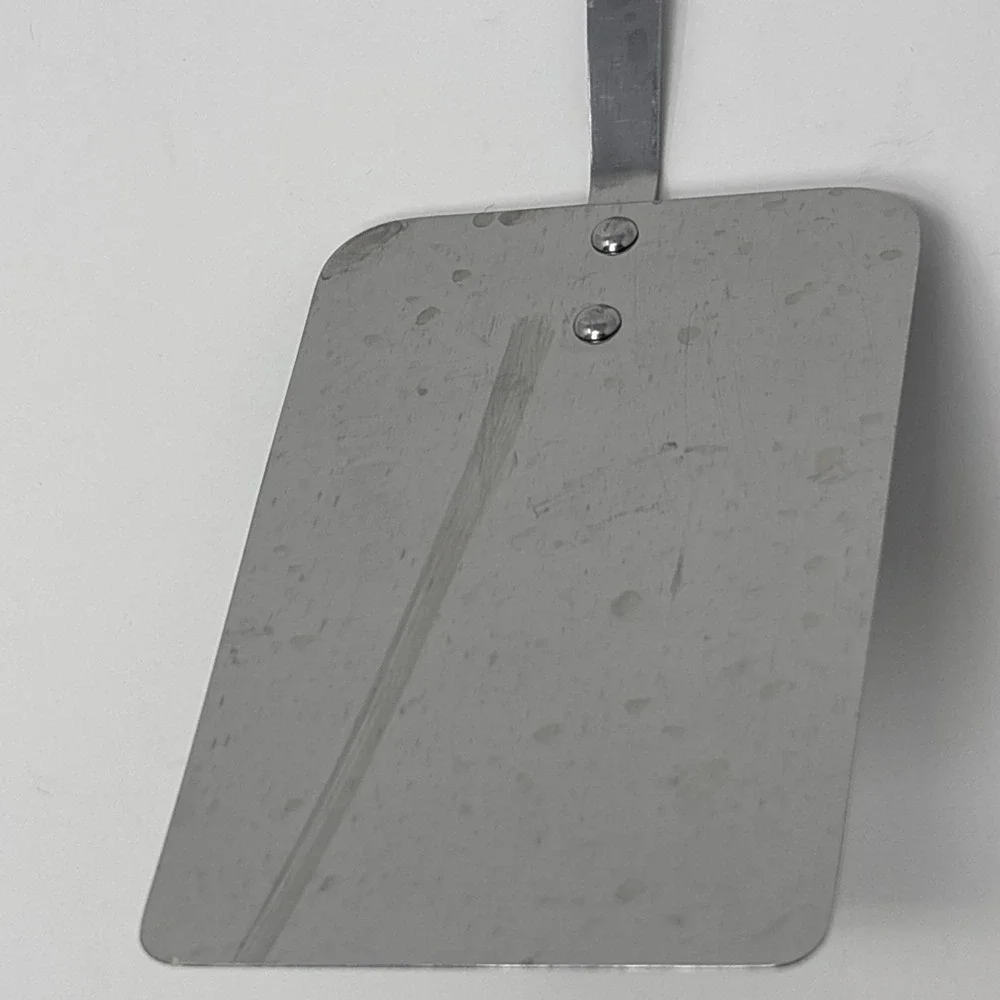 Angled Spatula/Turner Vintage Stainless Steel Made In Japan Wheat‎ Handle Design